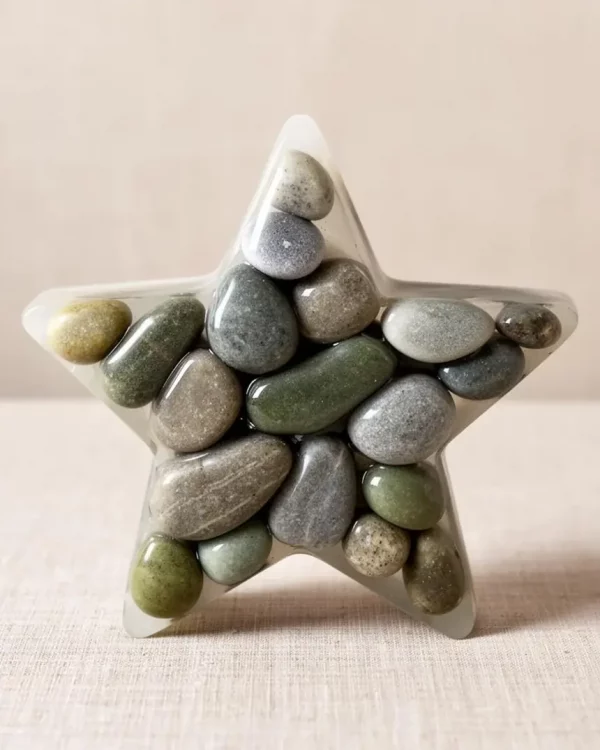 River Rock Decorative Star